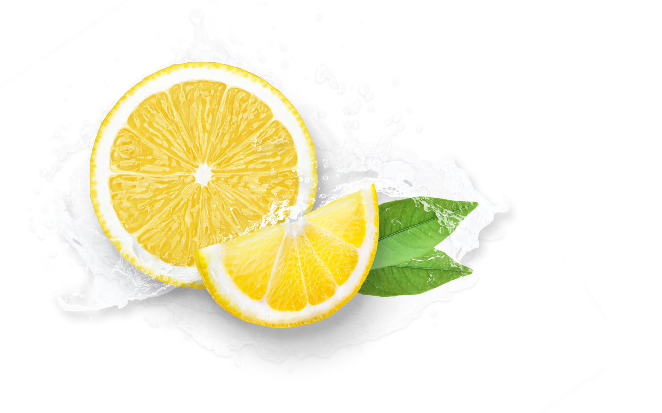 A juicy explosion of lemon