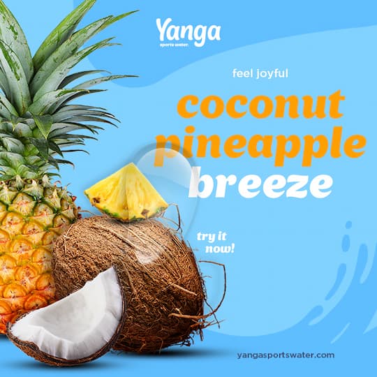 Album cover for the Coconut Pineapple Breeze playlist