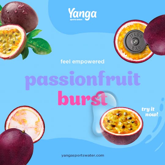 Album cover for the Passionfruit Burst playlist