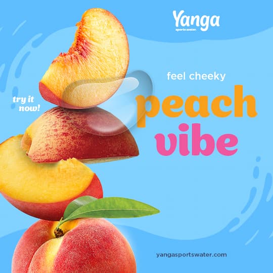 Album cover for the Peach Vibe playlist